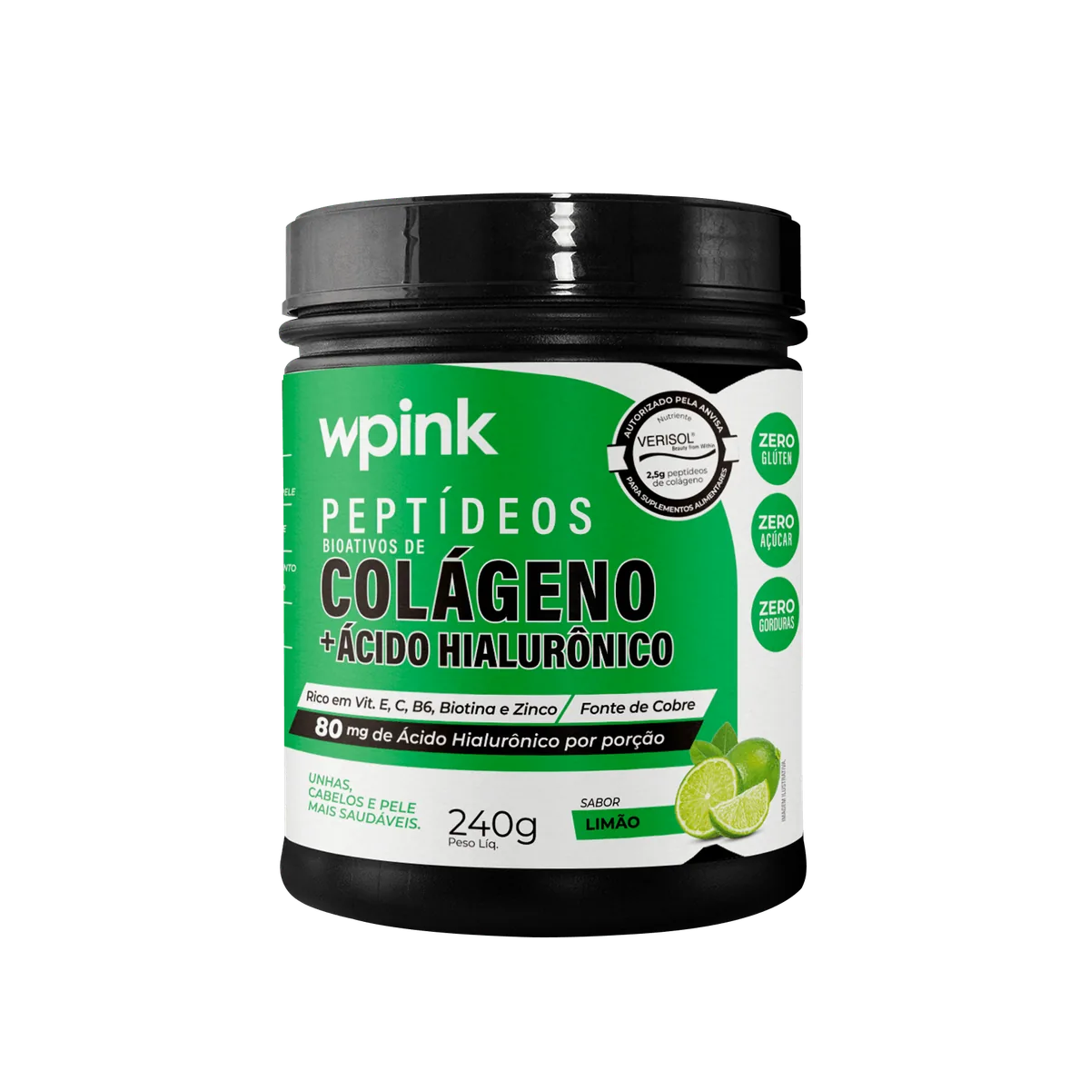 colágeno de limão - 240g -  the supply – wp