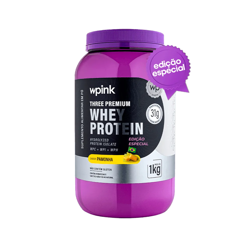 three premium whey protein pamonha 3W - (1kg) - wp