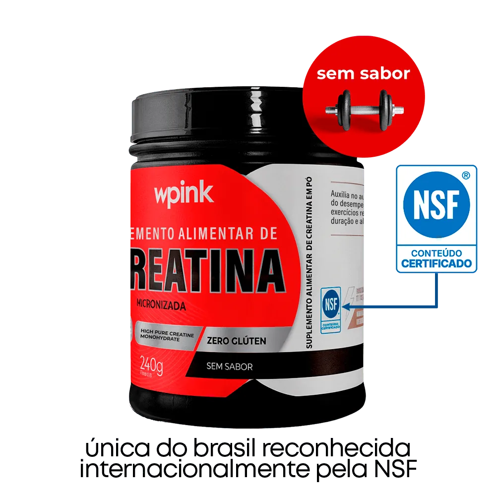 creatina sem sabor - 240g – wp